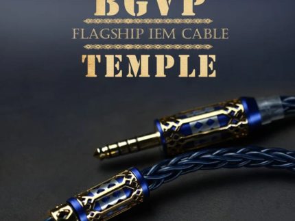 BGVP Temple Single Crystal Copper + Single Crystal Silver Earphone Cable