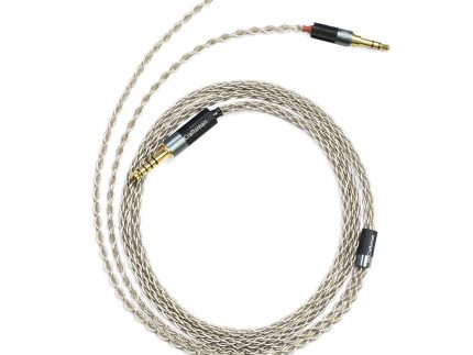 GUCraftsman 6N Single Crystal Silver Headphone Cables For HIFIMAN SUSVARA ANANDA Arya SUNDARA HE1000SE HE5SE HE6SE