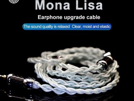 HAKUGEI Mona Lisa Copper Silver Alloy Earphone Cable 2.5 3.5 4.4 - 0.78 2Pin / MMCX