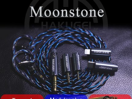 HAKUGEI Moonstone Litz 6N OCC HiFi Earphone Cable 2.5/3.5/4.4 - 0.78 / MMCX / QDC / Lightning / Type-c