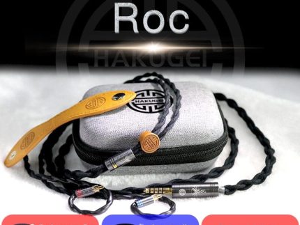 HAKUGEI Roc Tianshan Cotton Litz High Purity Microcrystalline Copper Cable 2.5 3.5 4.4 - 0.78 2Pin / MMCX