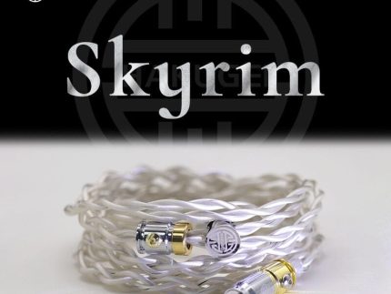 HAKUGEI Skyrim Litz 6N Pure Silver Shielding Cooxical Earphone Cable 2.5 3.5 4.4 - 0.78 2Pin / MMCX