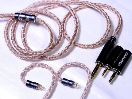 HAKUGEI Silver Surfer Modular HIFI Earphone Cable 2.5 / 3.5 / 4.4 - MMCX / 0.78 / QDC / IM / Fitear / JH /A2DC
