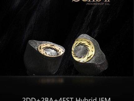 Moondrop Solis II / Solis 2 2DD + 2BA + 4EST Hybrid Silver - Cavity Tribrid In-Ear Monitors