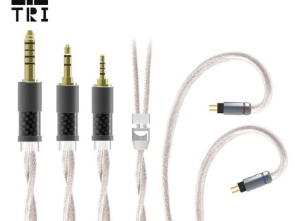TRI 2 Core Grace-S 630 Srands High-end Earphone Silver Upgrade Cable