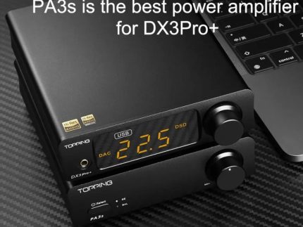 TOPPING DX3Pro+ + PA3s + RCA cable