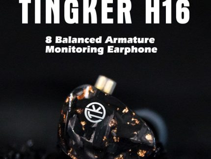 Tingker H16 8BA Monitoring Earphone Interchangeable Cable In-Ear IEMs