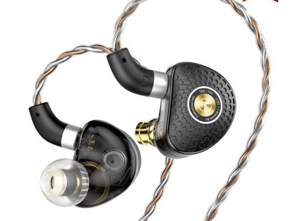 TRN TA3 2DD+1BA Hybrid Knowles Balanced Armature In-Ear Monitors With 2.5/3.5/4.4 Swappable Connectors