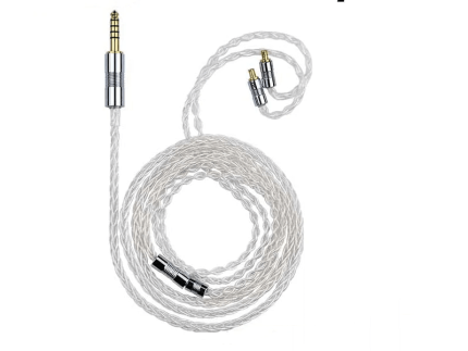 Yongse Galaxy 8 Core 5N-Pure Silver Earphone Cable 3.5/4.4mm-0.78 2PIN/MMCX